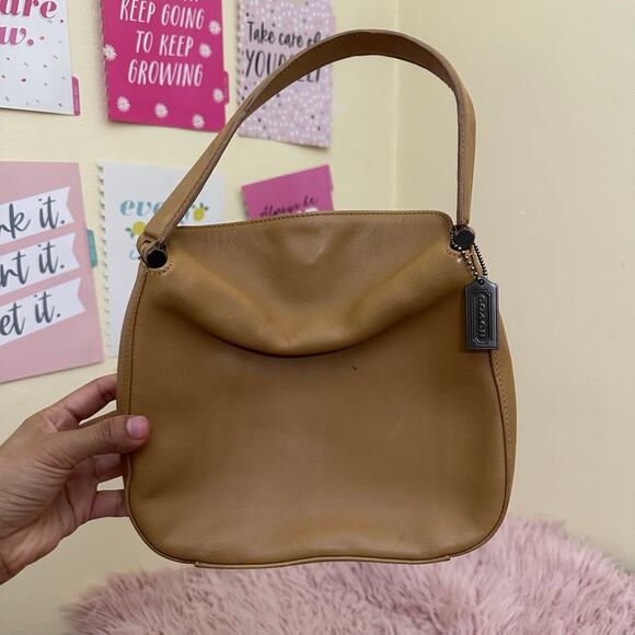 Coach Vintage Mini Whitney Hobo Purse 9181 Tan - Picture 2 of 14